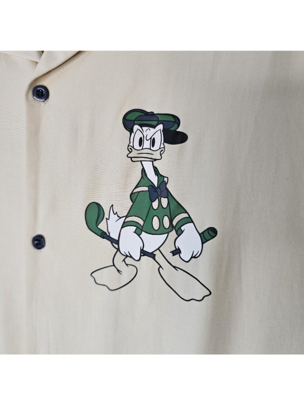 NWT Disney Parks Disneyland Donald Duck Golf Camp Shirt XXXL 3XL - Picture 4 of 6